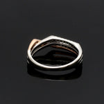 Load image into Gallery viewer, Parallel Paths Platinum Couple Rings with Rose Gold &amp; Diamonds JL PT 966
