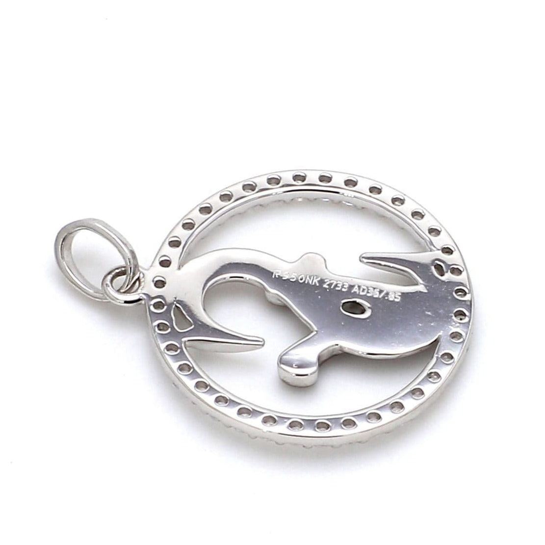 Diamond Round  Pendant JL PTP SV