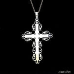 Load image into Gallery viewer, Designer Platinum Cross Pendant JL PT P 243-B
