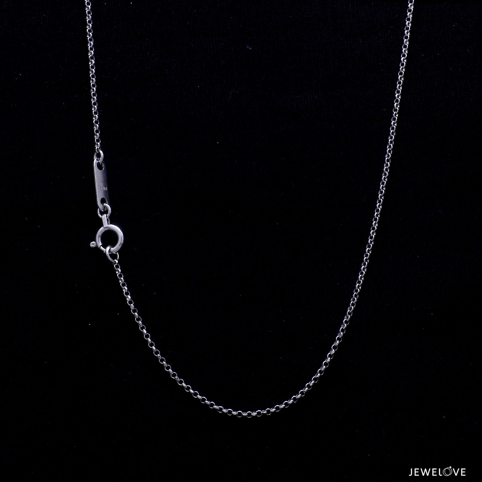 Japanese Platinum Round-Links Chain for Women JL PT CH 1190   Jewelove.US