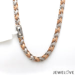 Load image into Gallery viewer, Men of Platinum | 6mm Platinum Rose Gold Chain for Men JL PT CH 1408
