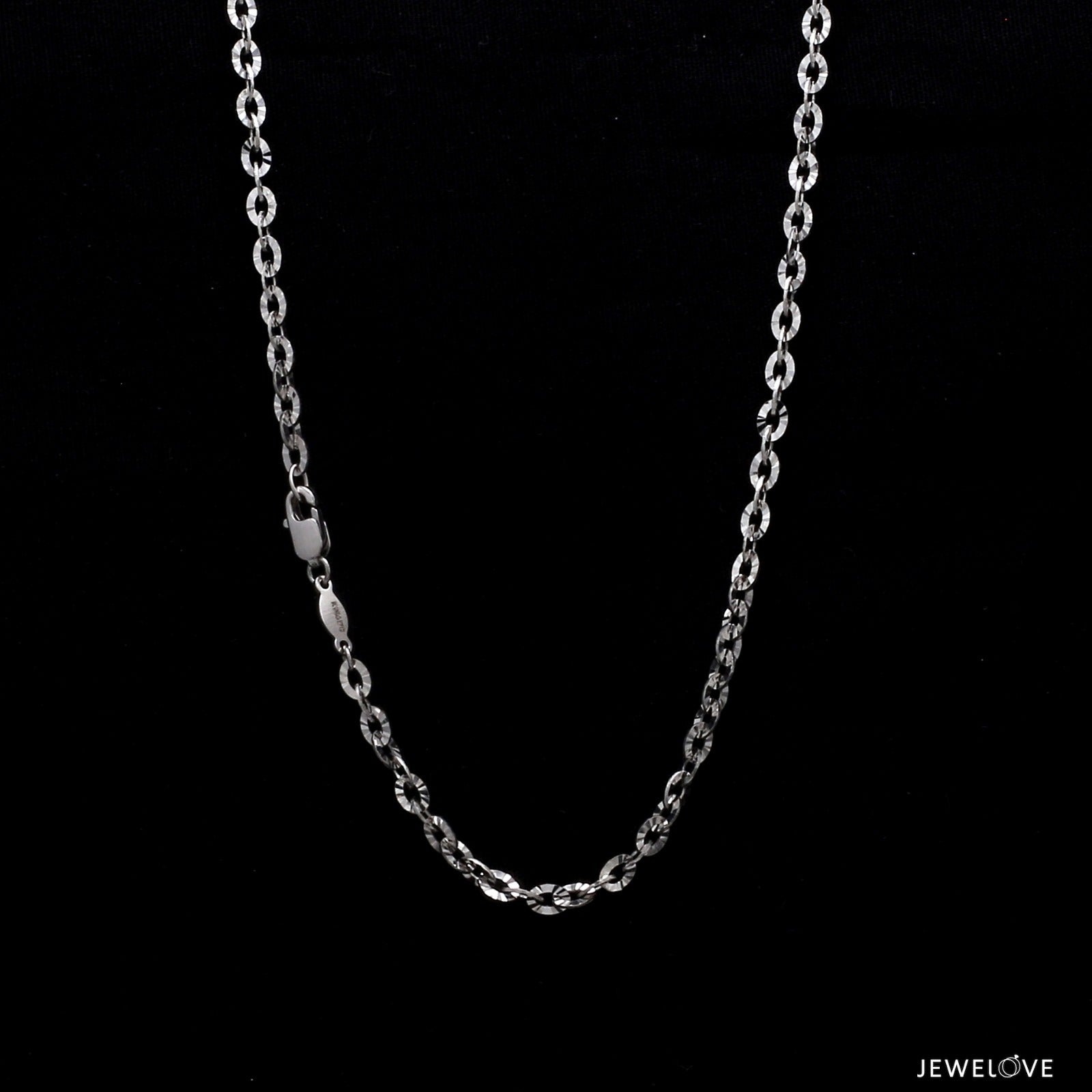 Japanese Platinum Chain with Shiny Texture for Women JL PT CH 659   Jewelove.US
