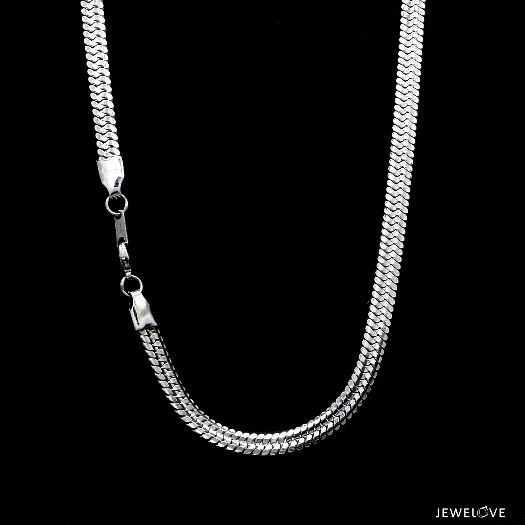 5mm Japanese Double Snake Platinum Chain for Men JL PT CH 1144-A