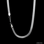 Load image into Gallery viewer, 5mm Japanese Double Snake Platinum Chain for Men JL PT CH 1144-A
