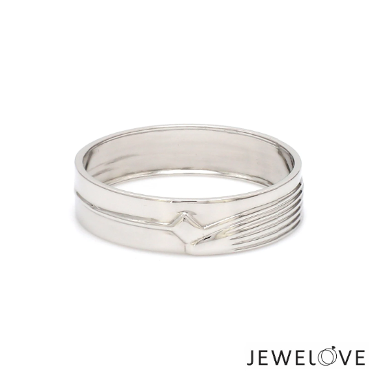 Platinum Plain Couple Bands JL PT CB 134-A