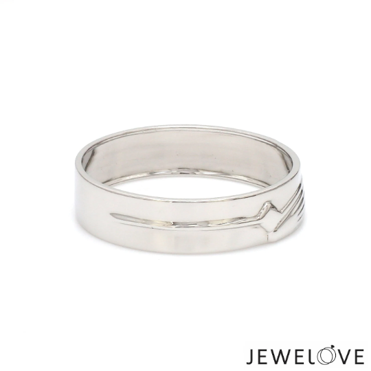 Platinum Plain Couple Bands JL PT CB 134-A