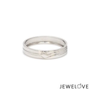 Platinum Plain Couple Bands JL PT CB 134-A