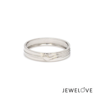 Platinum Plain Couple Bands JL PT CB 134-A   Jewelove