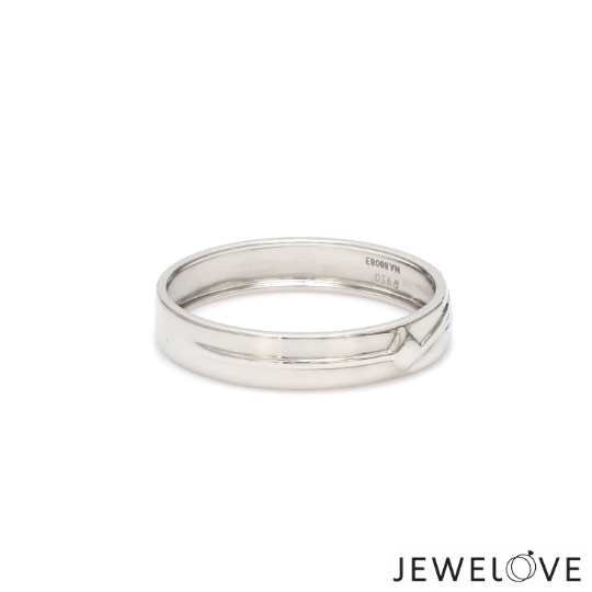 Platinum Plain Couple Bands JL PT CB 134-A   Jewelove