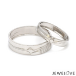 Load image into Gallery viewer, Platinum Plain Couple Bands JL PT CB 134-A
