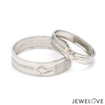 Load image into Gallery viewer, Platinum Plain Couple Bands JL PT CB 134-A   Jewelove
