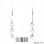 Load image into Gallery viewer, Japanese Platinum Earrings for Women JL PT E 352
