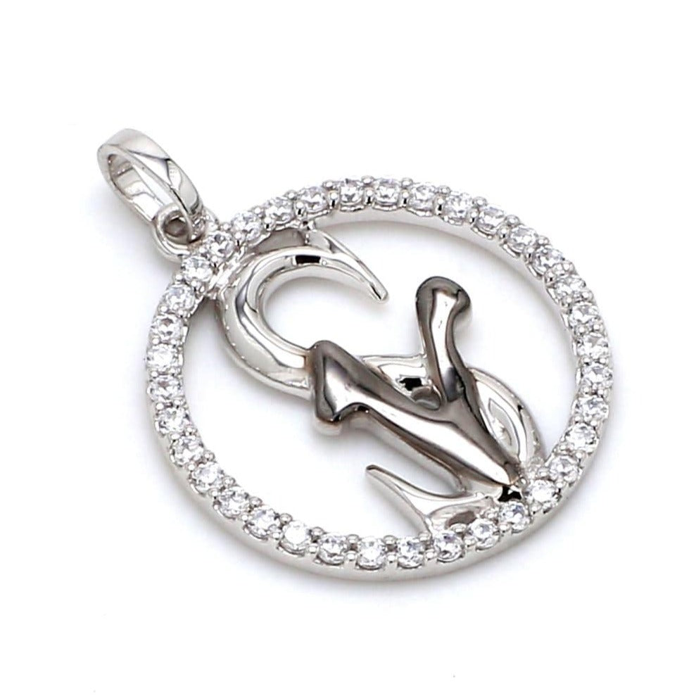 Diamond Round  Pendant JL PTP SV