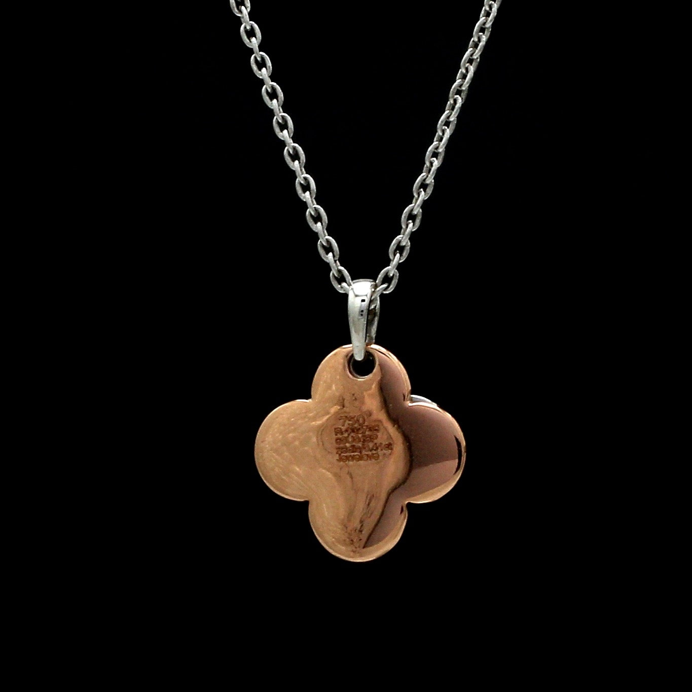 Evara Platinum Rose Gold Diamond Pendant for Women JL PT P 329   Jewelove