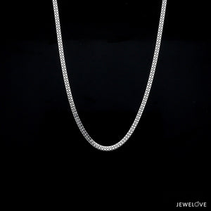 1.7mm  Double Box Platinum Chain JL PT CH 961   Jewelove.US