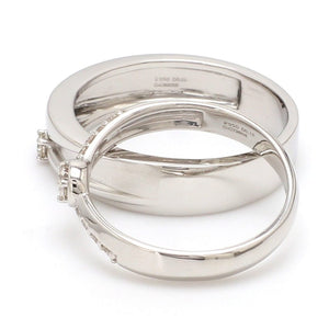Designer Platinum Diamond Couple Rings JL PT 915