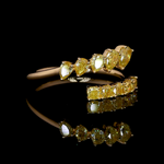 Load image into Gallery viewer, 18K Yellow Gold Ring with Fancy Yellow Diamond JL AU 139
