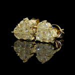 Load image into Gallery viewer, 18K Yellow Gold Heart Earrings with Natural Fancy Yellow Diamond JL AU E 107
