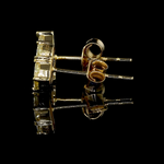 Load image into Gallery viewer, 18K Yellow Gold Heart Earrings with Natural Fancy Yellow Diamond JL AU E 107
