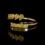 Load image into Gallery viewer, 18K Yellow Gold Ring with Fancy Yellow Diamond JL AU 139
