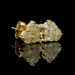 Load image into Gallery viewer, 18K Yellow Gold Heart Earrings with Natural Fancy Yellow Diamond JL AU E 107
