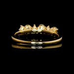 Load image into Gallery viewer, 18K Yellow Gold Ring with Fancy Pear Cut Yellow &amp; White Diamond JL AU 140
