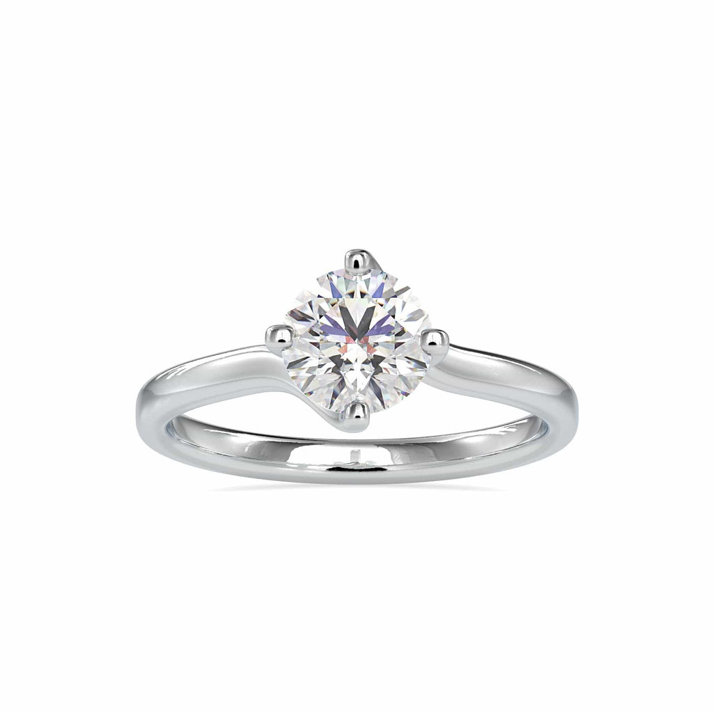 1-Carat Solitaire Platinum Engagement Ring JL PT 0053-C   Jewelove.US