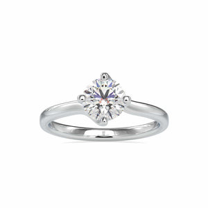 1-Carat Solitaire Platinum Engagement Ring JL PT 0053-C   Jewelove.US