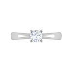 Load image into Gallery viewer, 30-Pointer Solitaire Platinum Ring JL PT RS RD 117
