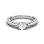 Load image into Gallery viewer, 30-Pointer Solitaire Platinum Ring JL PT RS RD 117
