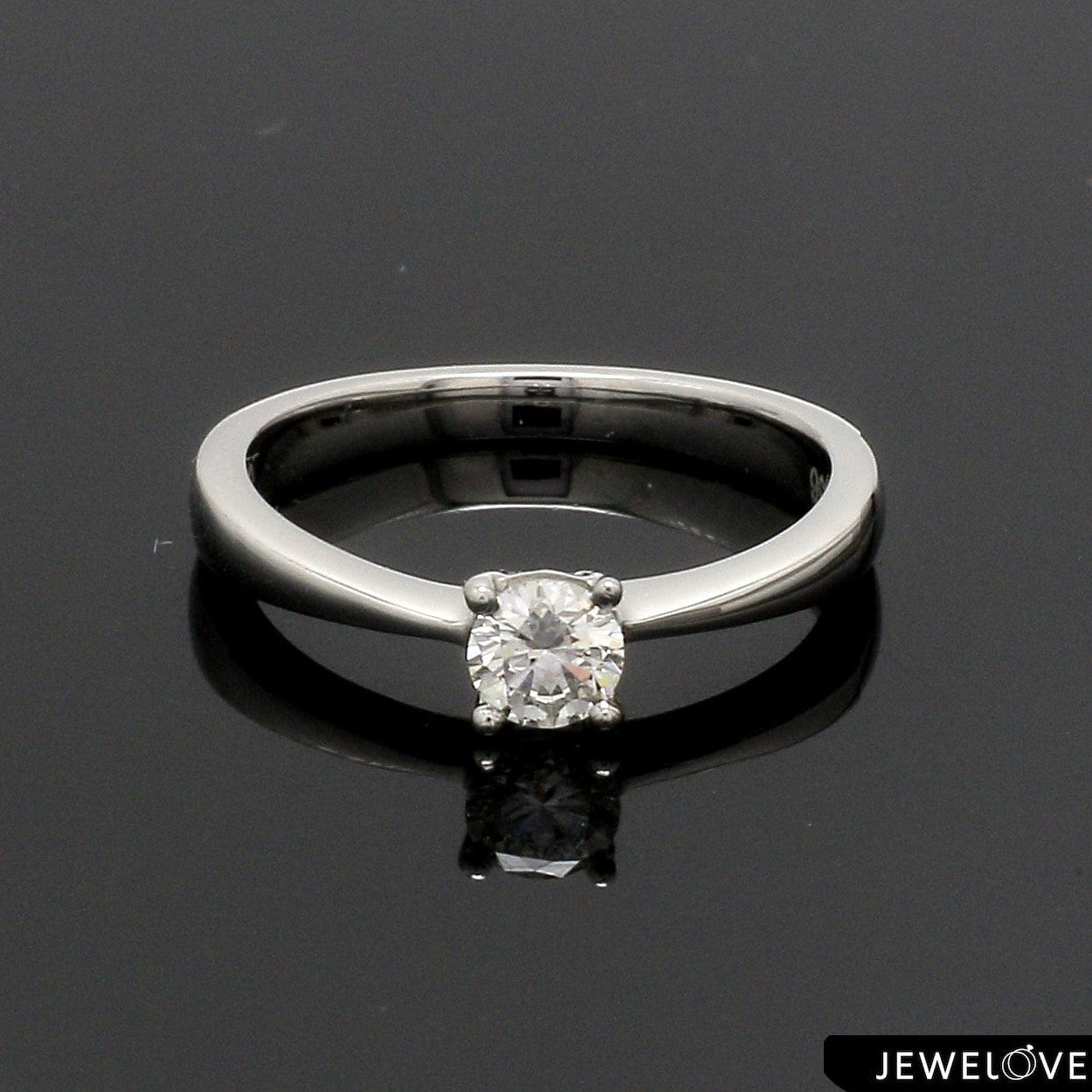 30-Pointer Solitaire Platinum Ring JL PT RS RD 117