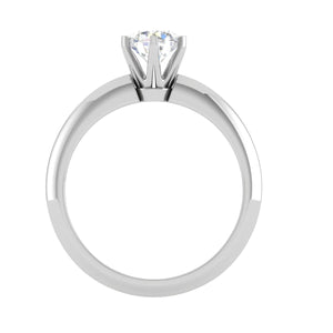 1.50-Carat Lab Grown Solitaire Platinum Ring JL PT RS RD LG G 177-C