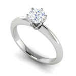 Load image into Gallery viewer, 2-Carat Lab Grown Solitaire Platinum Ring JL PT RS RD LG G 177-D
