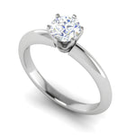 Load image into Gallery viewer, 70-Carat Solitaire Platinum Ring JL PT RS RD 177-B
