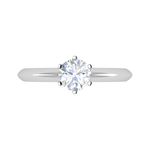 Load image into Gallery viewer, 2-Carat Lab Grown Solitaire Platinum Ring JL PT RS RD LG G 177-D
