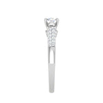 Load image into Gallery viewer, 1-Carat Lab Grown Solitaire Diamond Split Shank Platinum Ring JL PT LG G WB5582E-B
