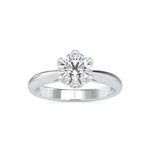 Load image into Gallery viewer, 1.50-Carat Lab Grown Solitaire 6 Prong Platinum Engagement Ring JL PT LG 0181-C
