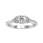 Load image into Gallery viewer, 1-Carat Lab Grown Solitaire Diamond Platinum Engagement Ring JL PT LG 0035
