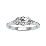 Load image into Gallery viewer, 1-Carat Solitaire Platinum Diamond Engagement Ring JL PT 0035-C

