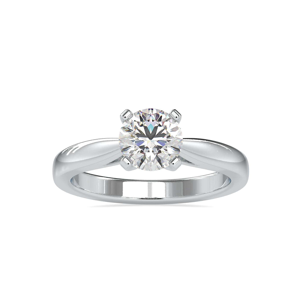 70-Pointer Solitaire Platinum Engagement Ring JL PT 0056-B   Jewelove.US