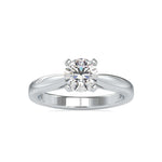 Load image into Gallery viewer, 70-Pointer Solitaire Platinum Engagement Ring JL PT 0056-B   Jewelove.US
