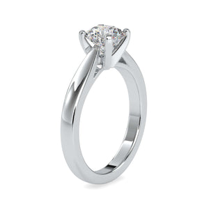 70-Pointer Solitaire Platinum Engagement Ring JL PT 0056-B   Jewelove.US