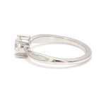 Load image into Gallery viewer, 1.50-Carat Lab Grown Solitaire Diamond Platinum Engagement Twisted Shank Ring JL PT LG 2004-A
