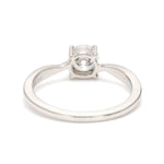 Load image into Gallery viewer, 1.50-Carat Lab Grown Solitaire Diamond Platinum Engagement Twisted Shank Ring JL PT LG 2004-A
