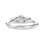 Load image into Gallery viewer, 50-Pointer Solitaire Diamond Accents Platinum Ring JL PT 1229-A
