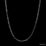 Load image into Gallery viewer, 1.5mm Japanese Platinum Flat Cable Chain for Unisex JL PT CH 1222
