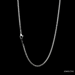 Load image into Gallery viewer, 1.5mm Japanese Platinum Wheat Chain for Unisex JL PT CH 1220
