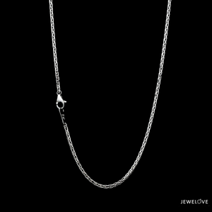 1.5mm Japanese Platinum Wheat Chain for Unisex JL PT CH 1220