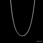 Load image into Gallery viewer, 1.5mm Japanese Platinum Wheat Chain for Unisex JL PT CH 1220
