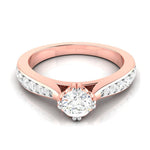 Load image into Gallery viewer, 70-Pointer Lab Grown Solitaire 18K Rose Gold Ring JL AU LG G-107R-B   Jewelove.US
